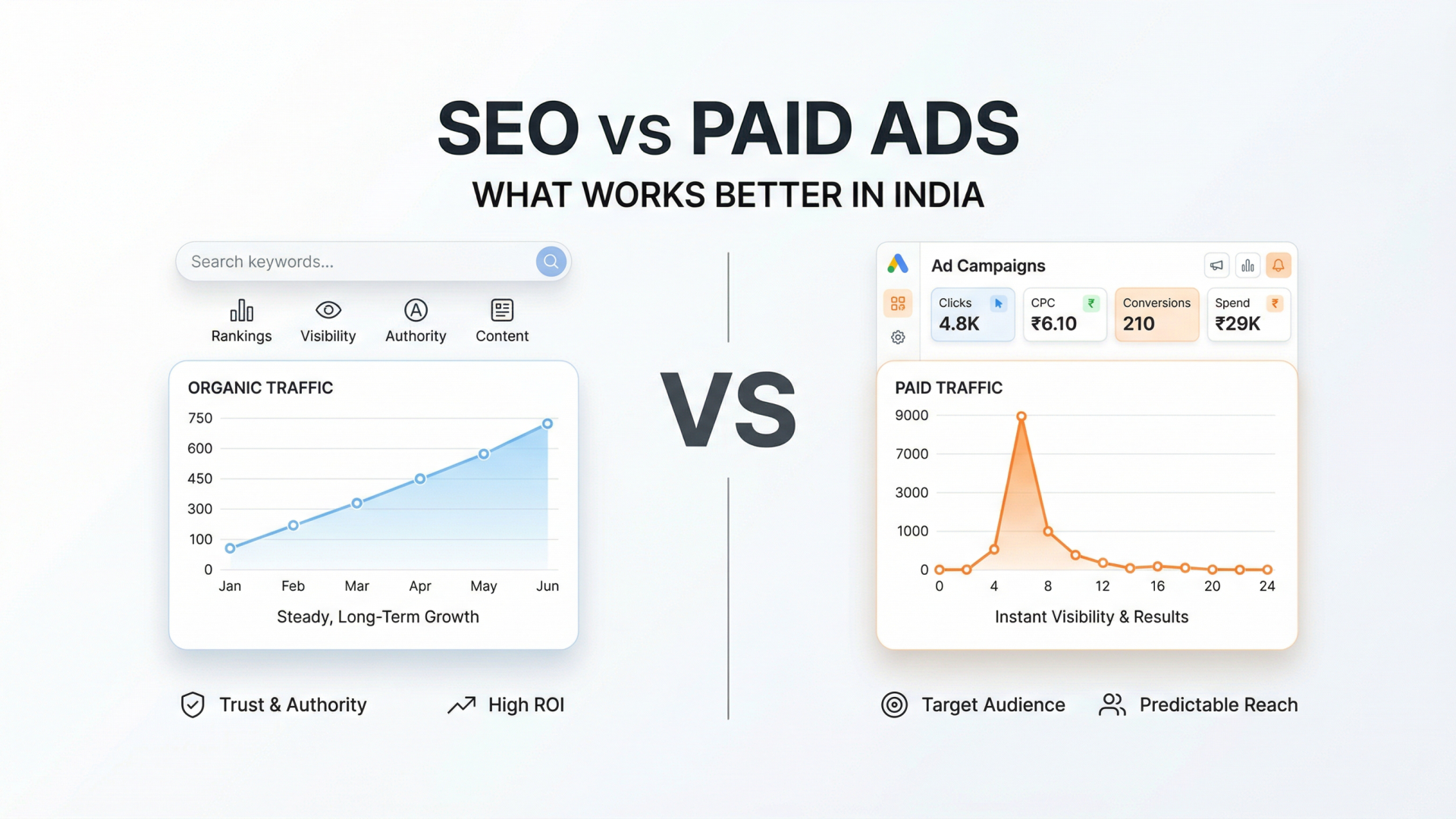 SEO vs Paid Ads – What Works Better in India?